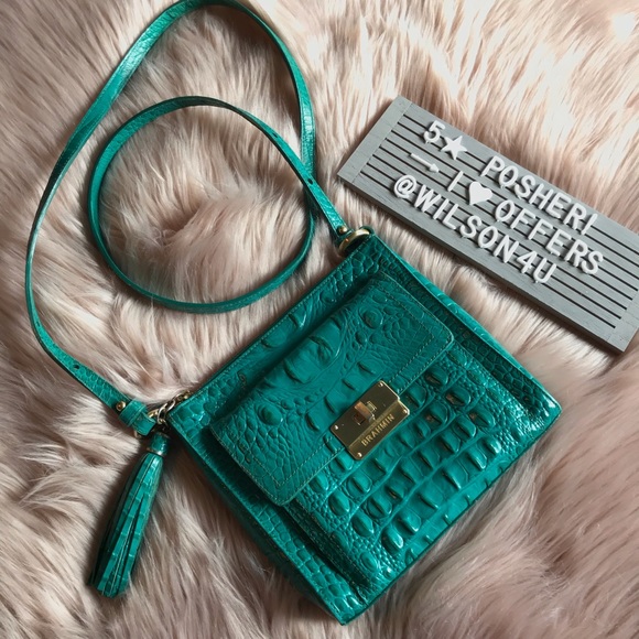 Brahmin Handbags - Brahmin Melbourne Mimosa Croco-Embossed Crossbody